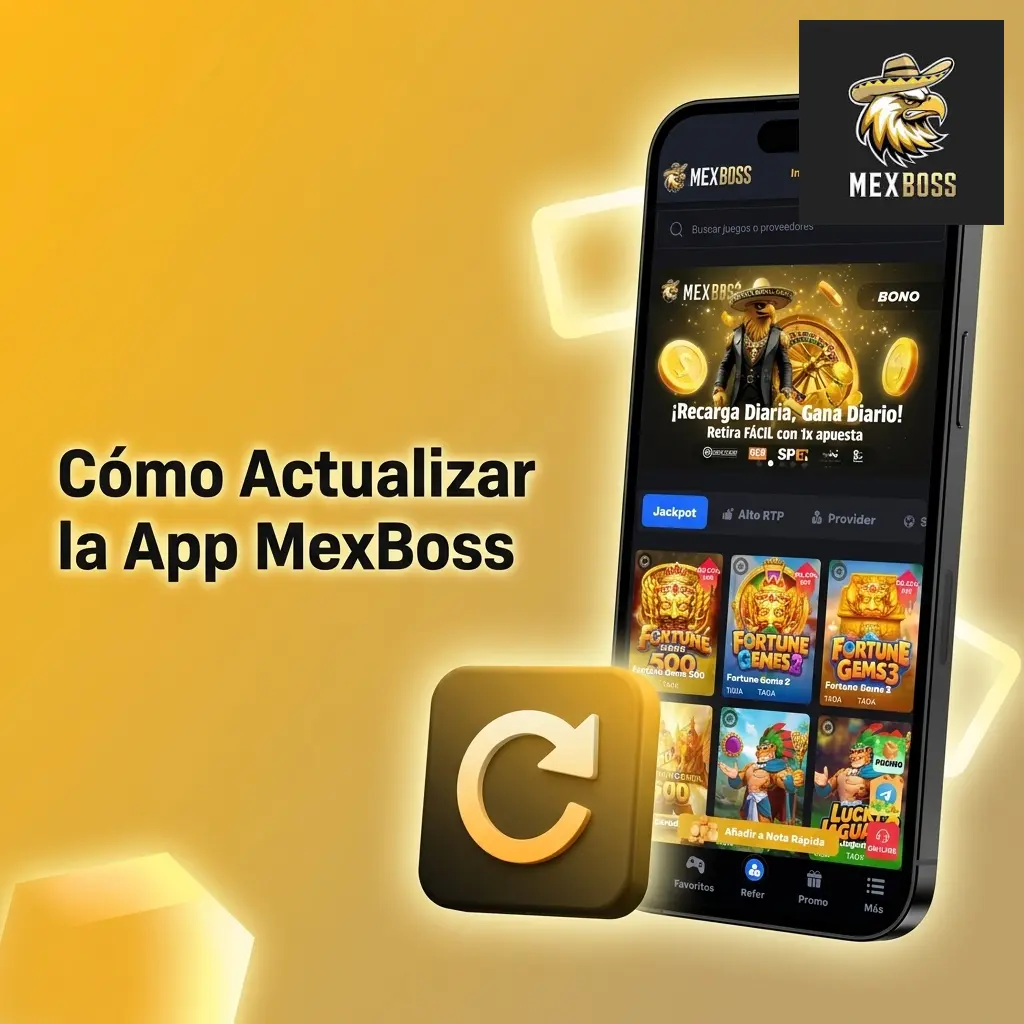Guía para actualizar la app MexBoss en Android e iOS con pasos detallados de instalación APK y PWA