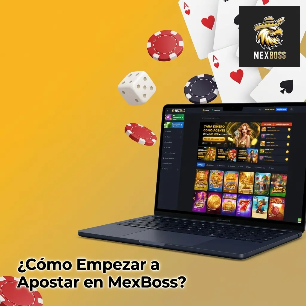 Guía paso a paso para empezar a apostar en MexBoss: registro, depósito, selección y retiro de ganancias.