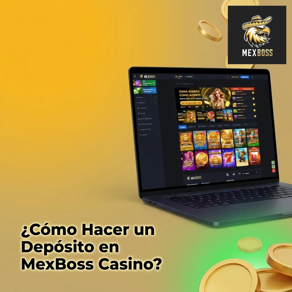 Guía de depósito en MexBoss Casino con métodos de pago como OXXO, SPEI, PayPal y criptomonedas