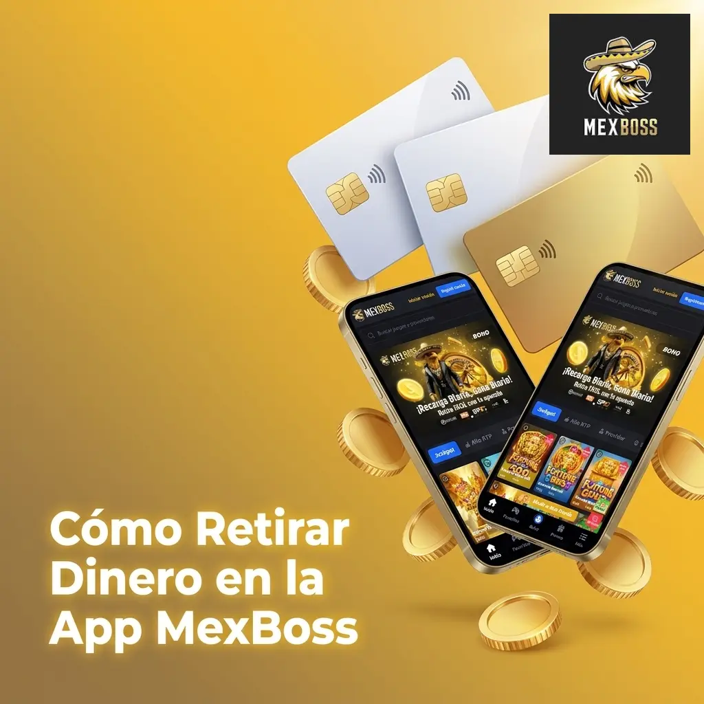 Guía de retiro de dinero en la app MexBoss con métodos de pago disponibles para jugadores en México