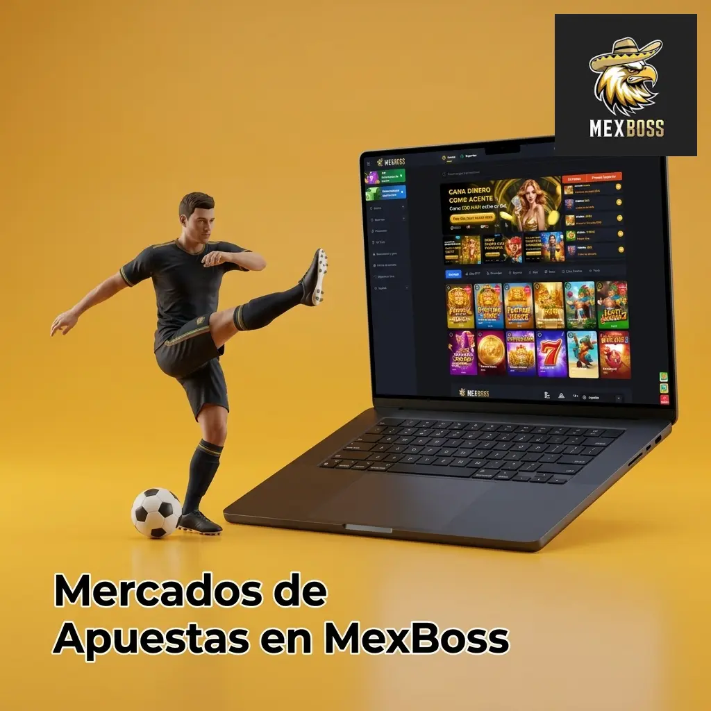 Mercados de apuestas en MexBoss: fútbol, basquetbol, béisbol, NFL, esports y más de 30 deportes disponibles.