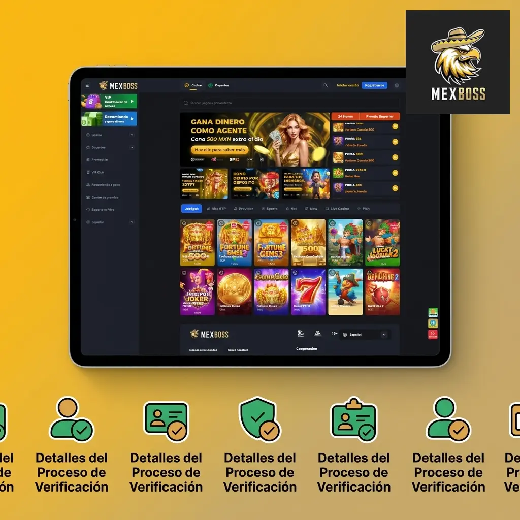 Proceso de verificación KYC en MexBoss: sube INE, comprobante de domicilio y confirma identidad en 24 horas.